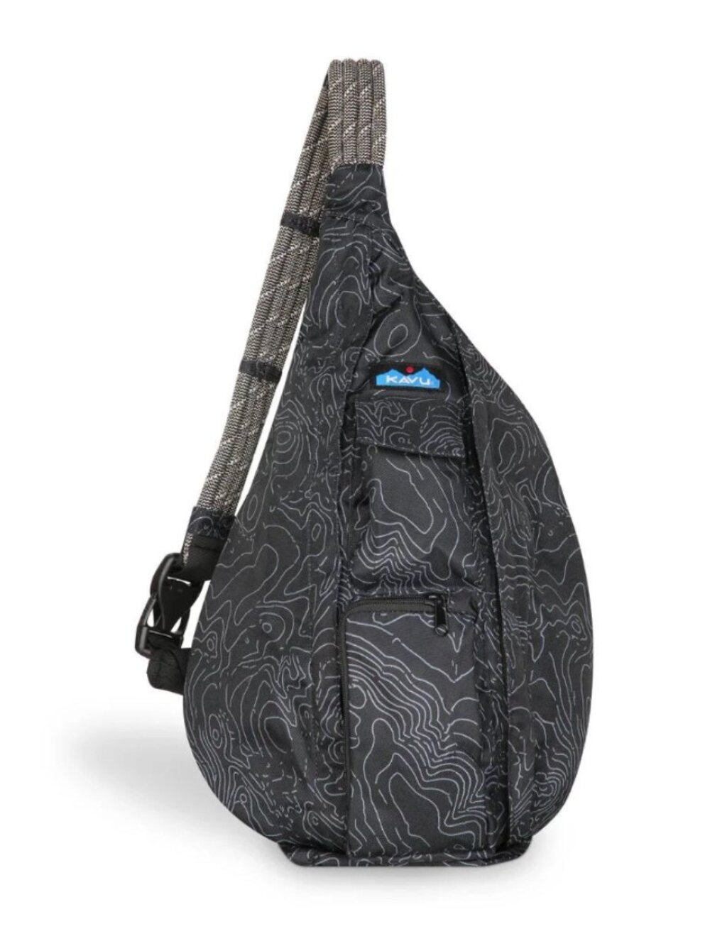 Kavu Rope Sling Bag in Topography